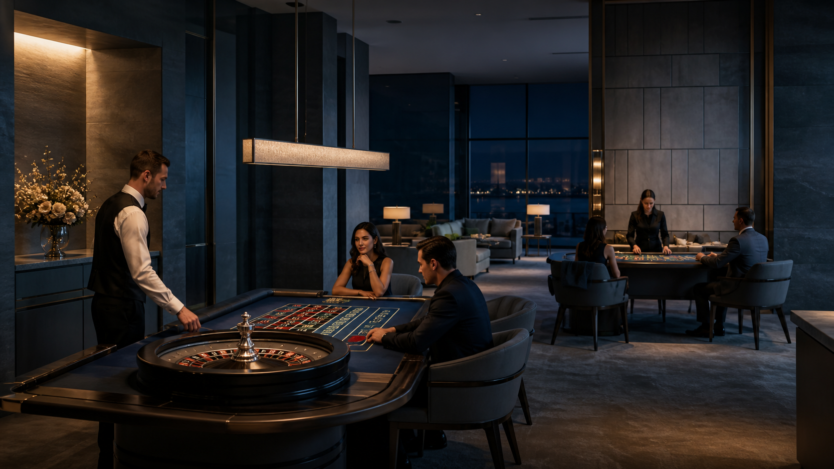 Refined Casino Resort interior